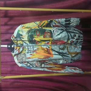 Jean-Michel ​Basquiat x Members Only Windbreaker Hoodie Jacket NWT